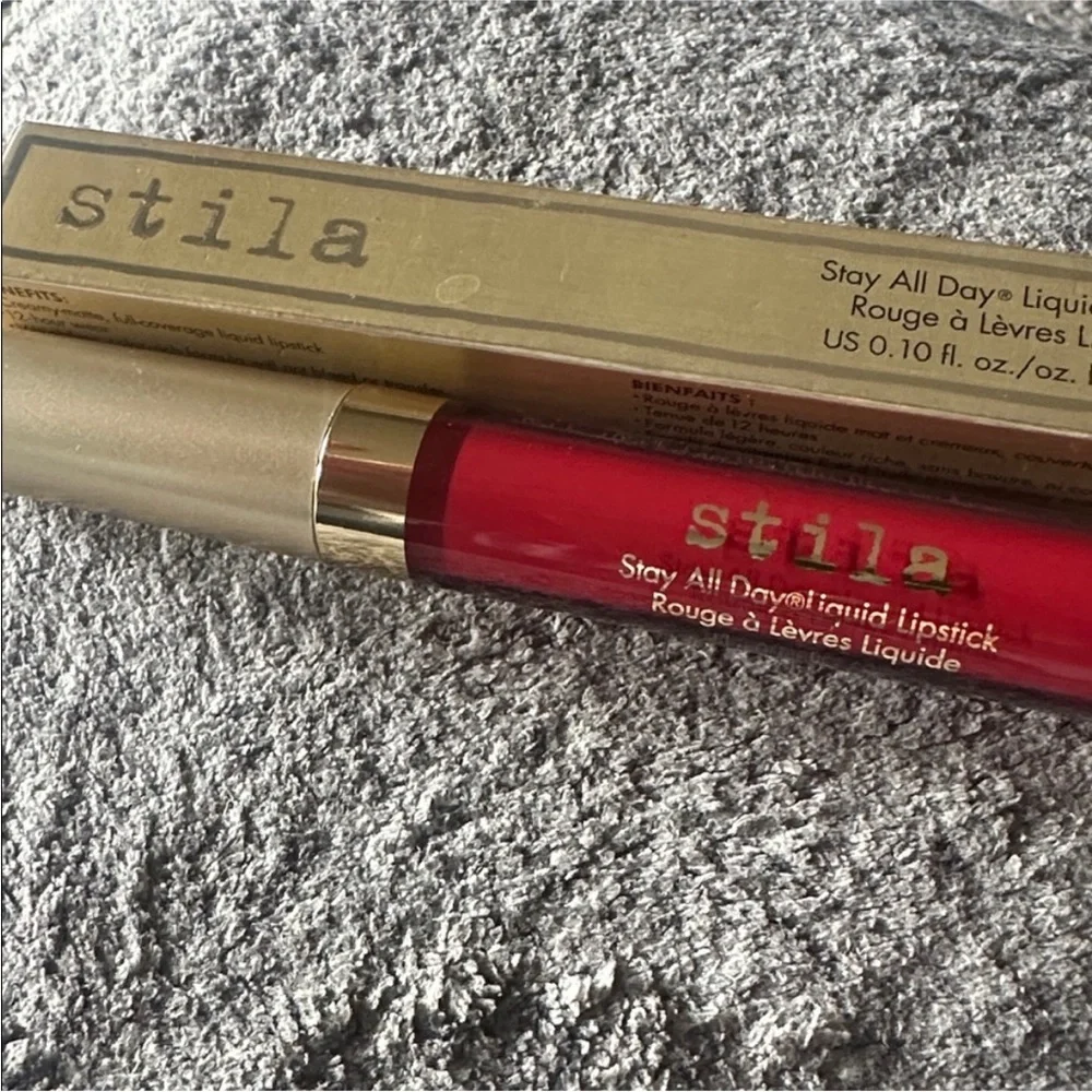 Stila Stay All Day - Fiery - Liquid Lipstick Red New